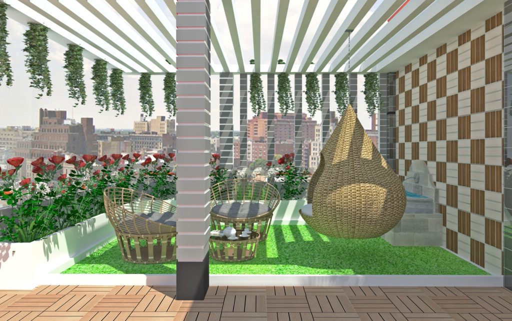 Luxury exterior design with premium finishing materials