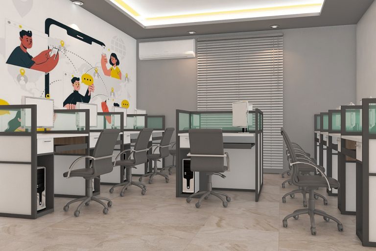 Modern Work space Design with Space Planning