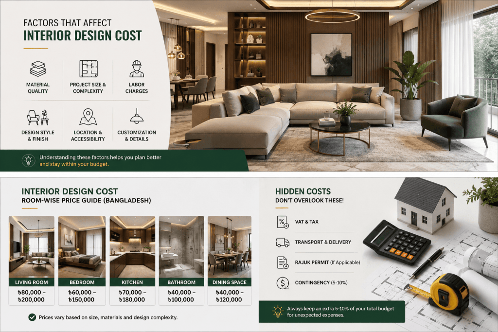 Factors Influencing Interior Design Cost